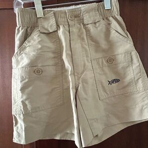 AFTCO Youth Original Fishing Shorts-M/24”- Khaki